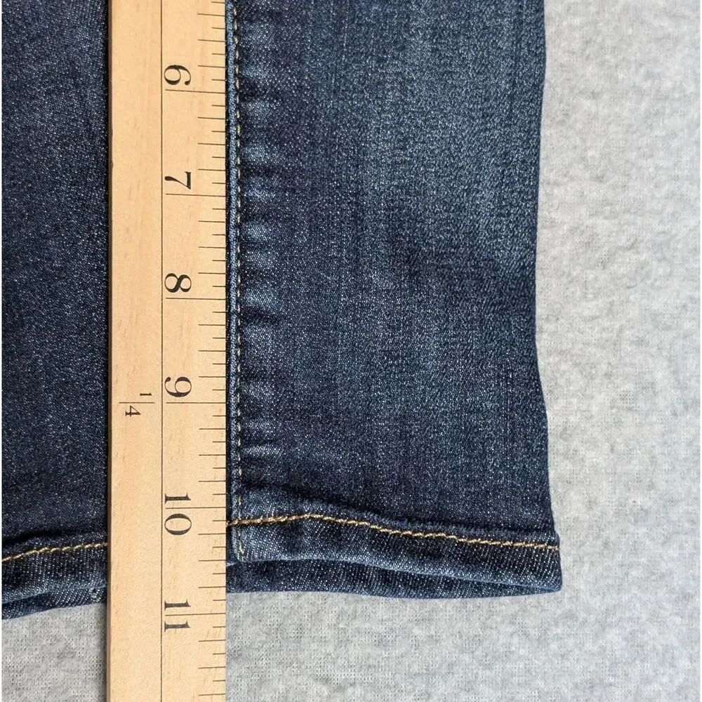Rock & Republic Denim Rx Fever Pull-On Bermuda Shorts Women’s 10 Indigo Stretch